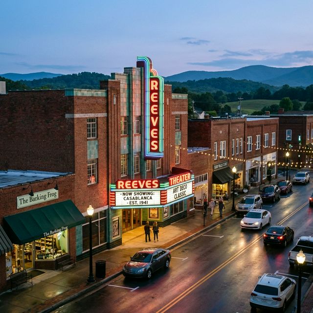 Reeves Theater in Downtown Elkin